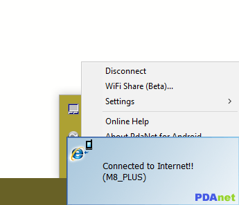 pdanet for pc