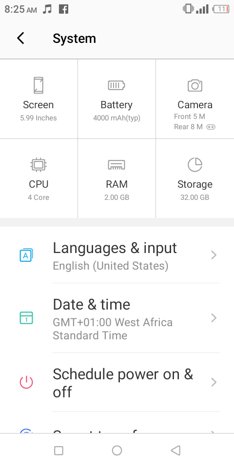 ITEL A56 PRO SPEC