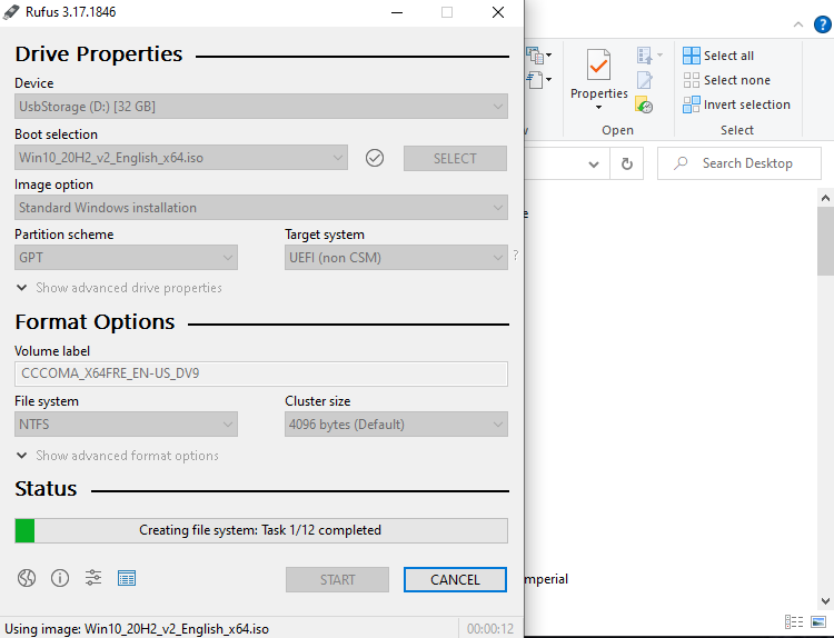 make a bootable Pendrive