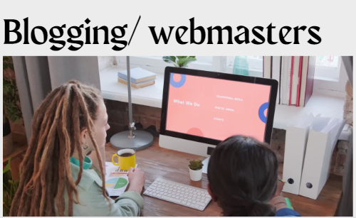 blogging and webmasters