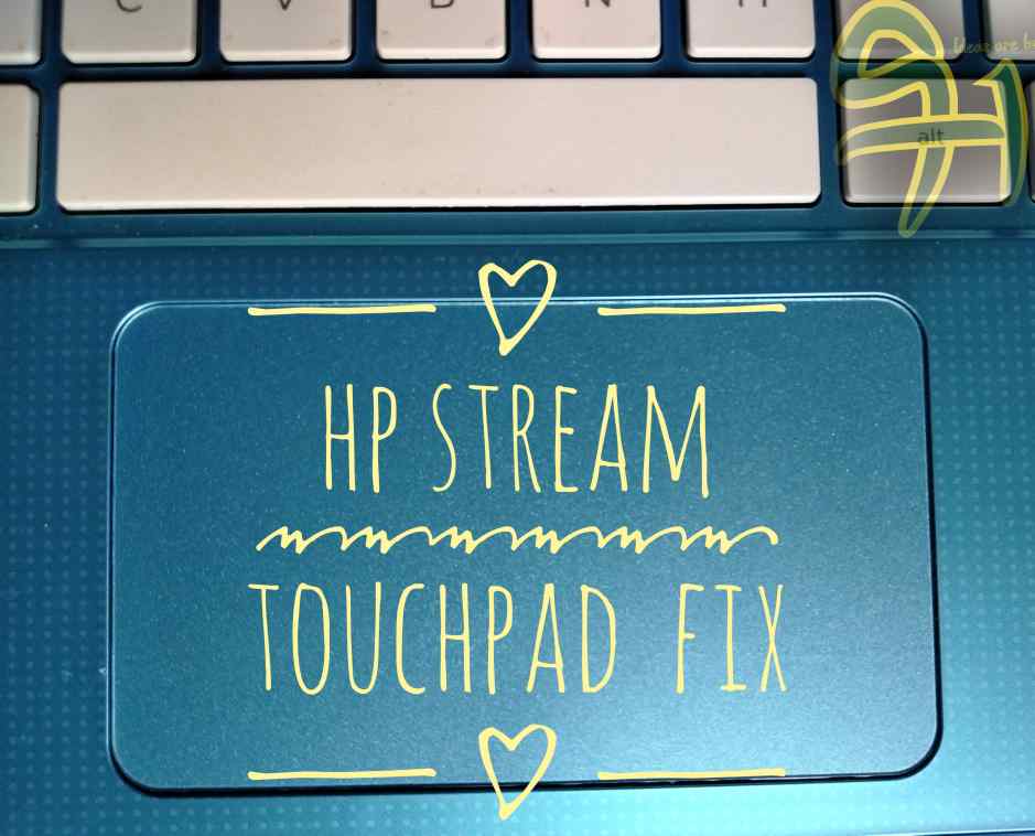 fix hp stream touchpad