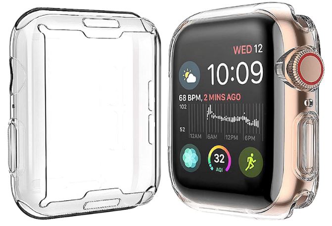 Julk 40mm Case for Apple Watch Series 6 SE Series 5 Series 4 Screen Protector
