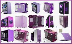 purple computer case