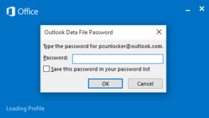 Crack a PST File Password