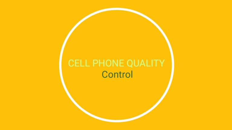 Cellphone Quality Control – How It Works