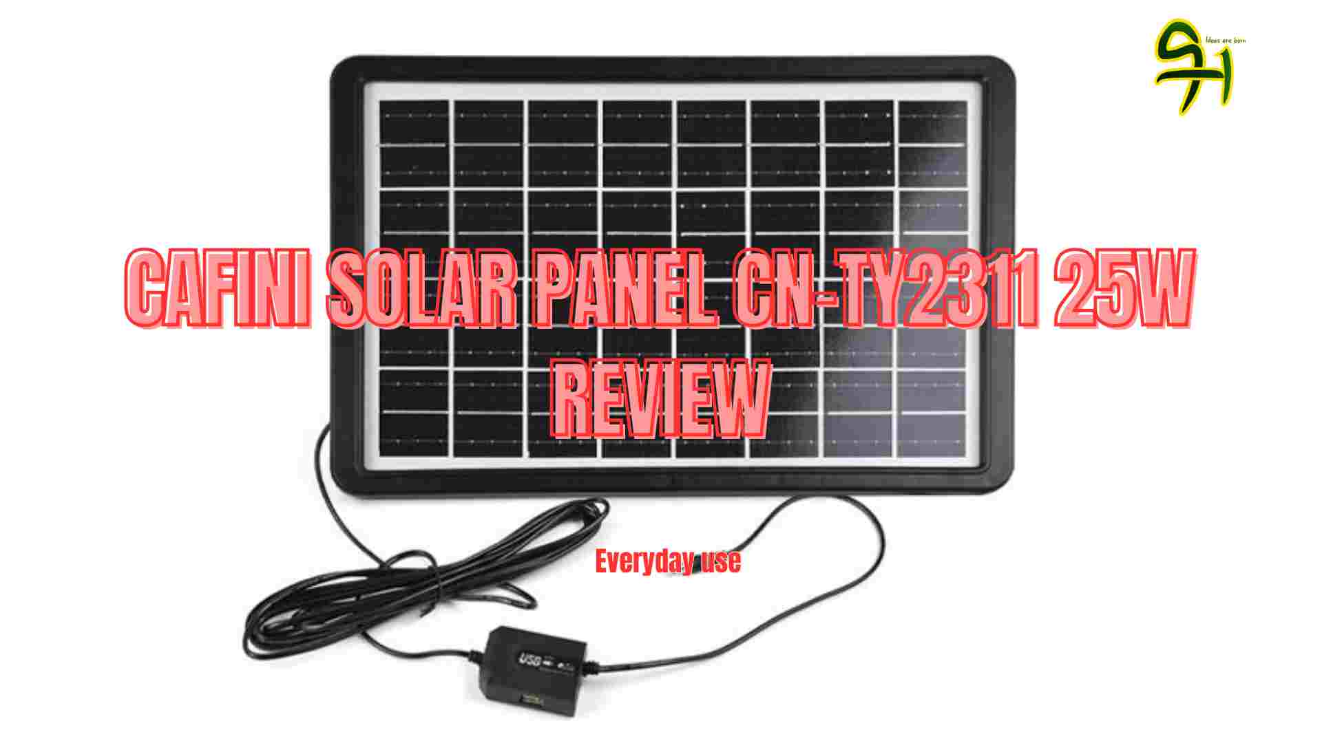 Cafini solar panel 25W