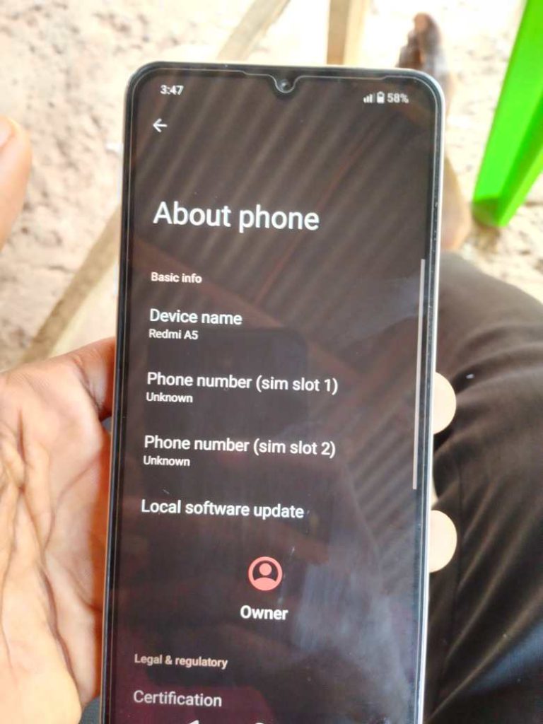 Redmi A5 price in Nigeria 2026